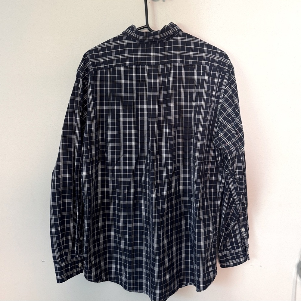 Vintage Polo Ralph Lauren Men's Plaid Cotton Shirt - Picture 2 of 6